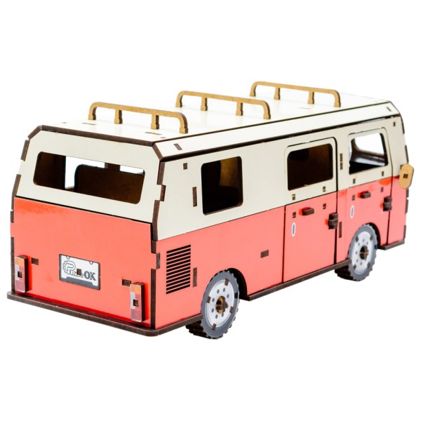 Дерев'яний 3D конструктор "Мікроавтобус" Puz-00926, 156 деталей