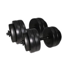 Гантелі складальні композитні в пластиковій оболонці Rock Pro 2 шт по 13 кг NE-PL-G-013-2