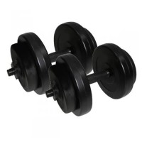 Гантелі складальні композитні в пластиковій оболонці Rock Pro 2 шт по 8 кг NE-PL-G-008-2