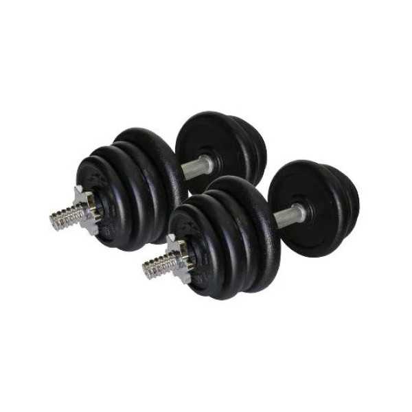 Гантелі складальні литі Home 2 шт по 27,5 кг TI-968-745-27-2