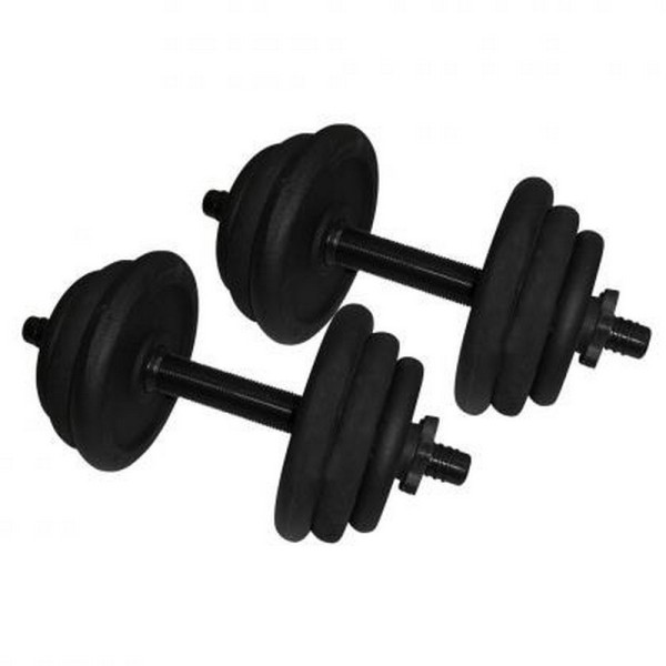 Гантелі набірні литі NE-300-GP013-2, 2 шт по 12,5 кг