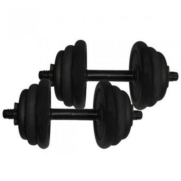 Гантелі набірні литі NE-300-GP013-2, 2 шт по 12,5 кг