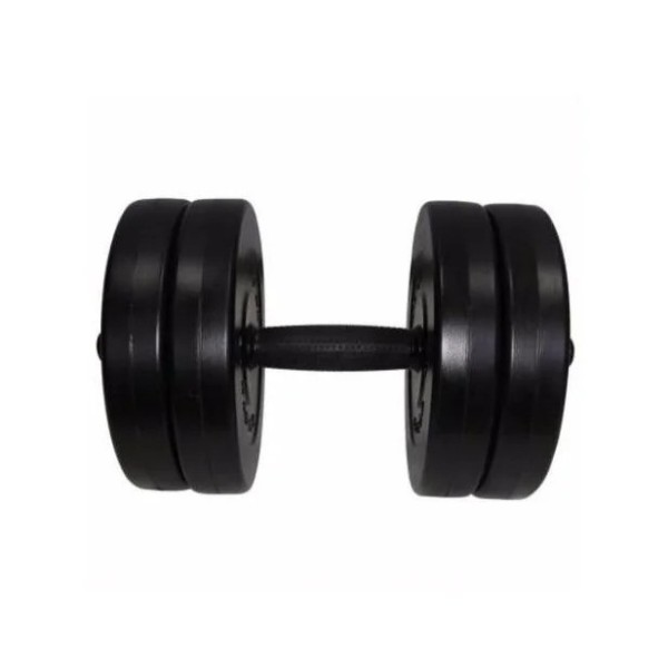 Гантель складальна композитна в пластиковій оболонці Rock pro 10,5 кг NE-PL-G-010