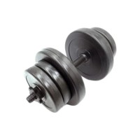 Гантель складальна композитна в пластиковій оболонці Rock pro 11 кг NE-PL-G-011