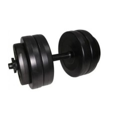 Гантель складальна композитна в пластиковій оболонці Rock pro 13 кг NE-PL-G-013