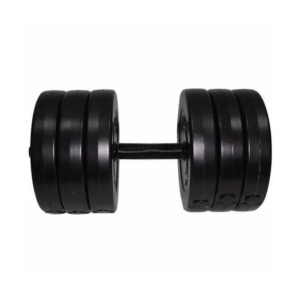 Гантель складальна композитна в пластиковій оболонці Rock pro 15,5 кг NE-PL-G-015