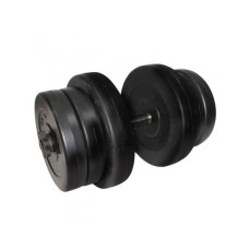 Гантель складальна композитна в пластиковій оболонці Rock pro 25,5 кг NE-PL-G-025