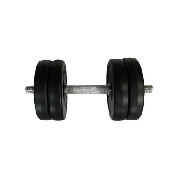 Гантель складальна композитна в пластиковій оболонці Rock Pro-R 11,5 кг NE-PL-R-011