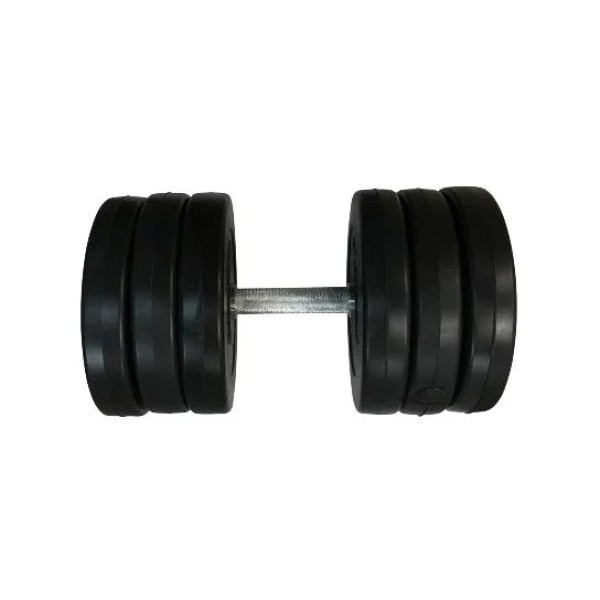 Гантель складальна композитна в пластиковій оболонці Rock Pro-R 16,5 кг NE-PL-R-016