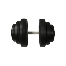 Гантель складальна композитна в пластиковій оболонці Rock Pro-R 19,5 кг NE-PL-R-019