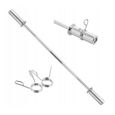 Гриф для штанги прямий олімпійський NE-OL-150, 1,5 м, 50 мм