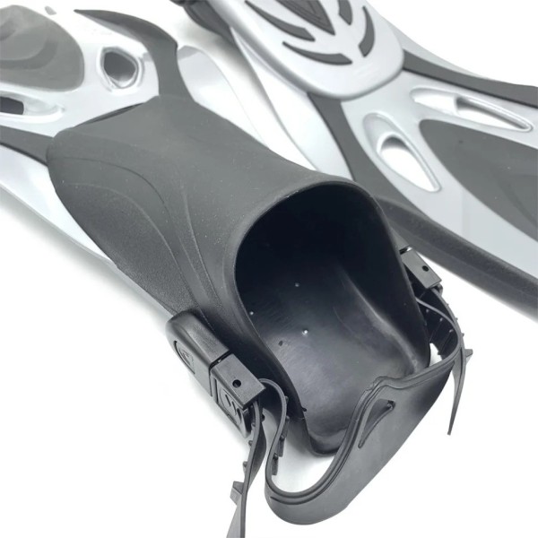 Ласти з відкритою п'ятою DLV Deep NE-66-39-43-GR розмір SM/MD 39-43 сірі