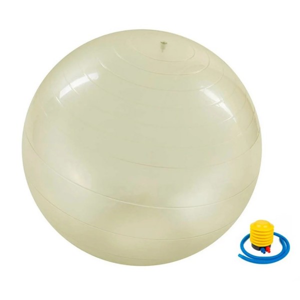 М'яч для фітнесу (фітбол) "HMS" NE-TRN20-75 прозорий 75 см