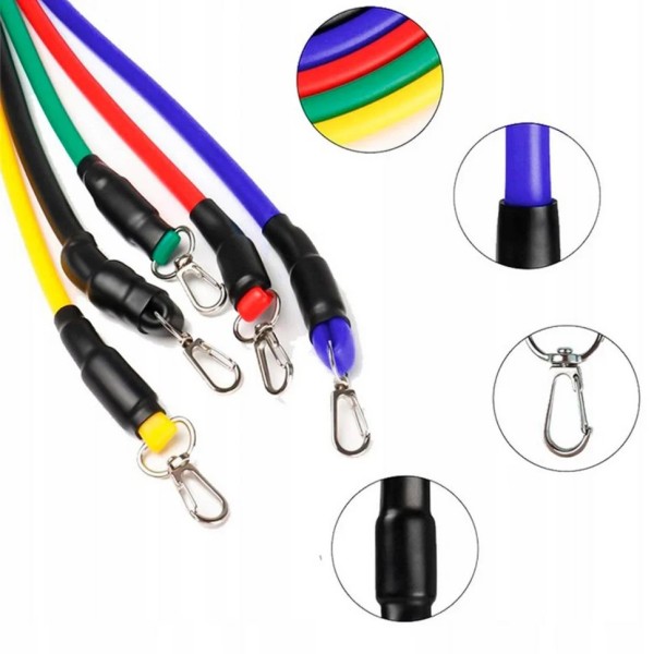 Набір еспандерів трубчастих силових "Power Strength Tube" NE-PW-5 5 шт