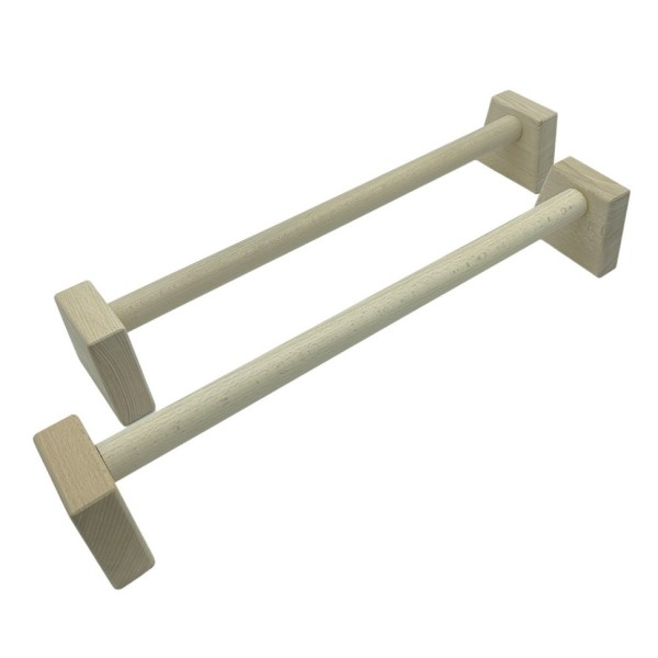 Паралетси, упори для віджимання дерев'яні Wood Gym Push Up NE-WD-60 з бука 50 см 2 шт