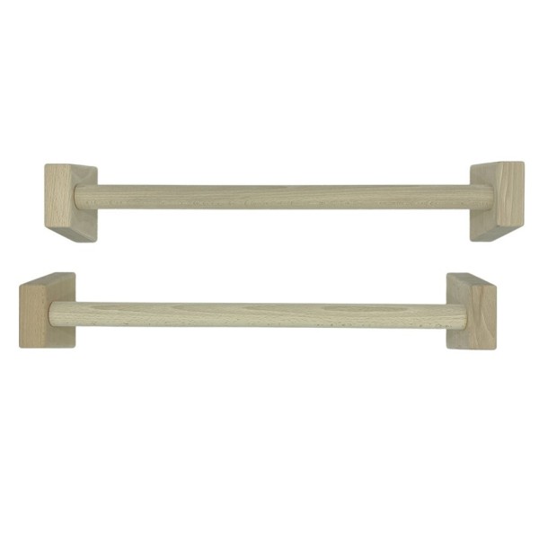 Паралетси, упори для віджимання дерев'яні Wood Gym Push Up NE-WD-60 з бука 50 см 2 шт