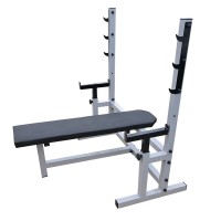 Професійна лавка для жиму "Profigym" NE-SK-60 зі стійками до 300 кг