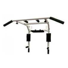 Турнік-бруси настінний Iron 4 в 1 з м'якими ручками білий NE-TR-4W