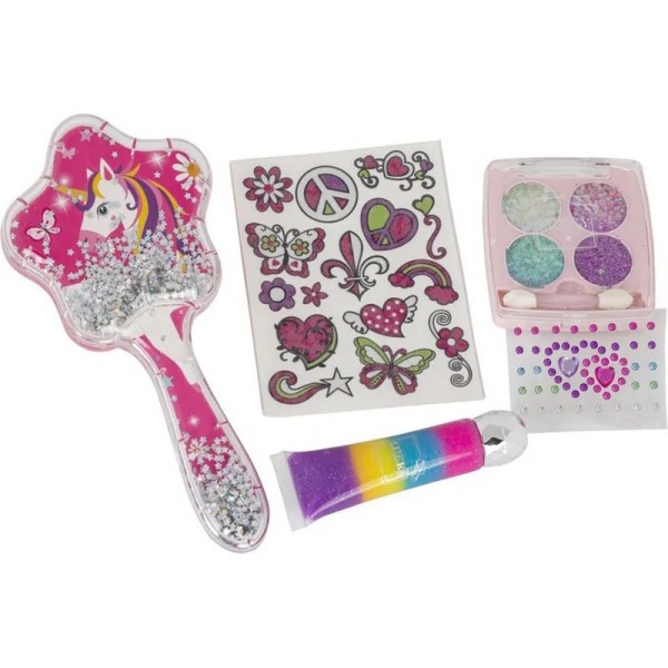Дитячий набір кометики "Мейкап і тату" T20723 палетка 4 кольори