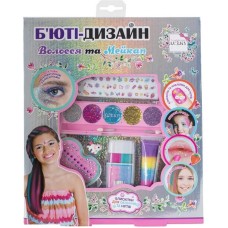 Дитячий набір кометики "Волосся та макіяж" T20727 палетка 5 кольорів