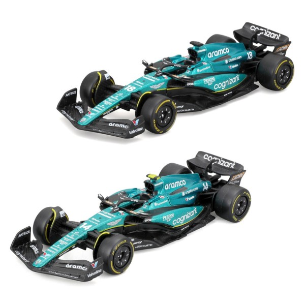 Колекційна автомодель "Aston Martin AMR23 (2023)" Bburago 18-38090, 1:43 масштаб