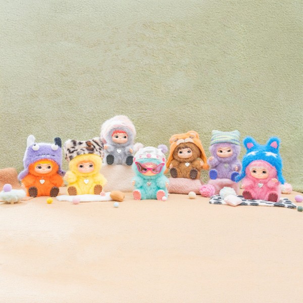 Колекційна м'яка іграшка з кільцем Весела вечірка Pop Top Letsvan 17WK-0601 серії "Wakuku"