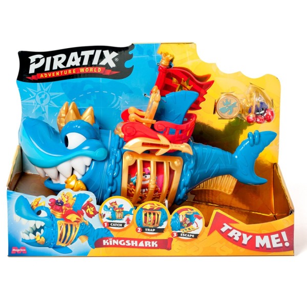 Дитячий іграшковий набір з фігурками "Королівська акула" PIRATIX PPXSP112IN10