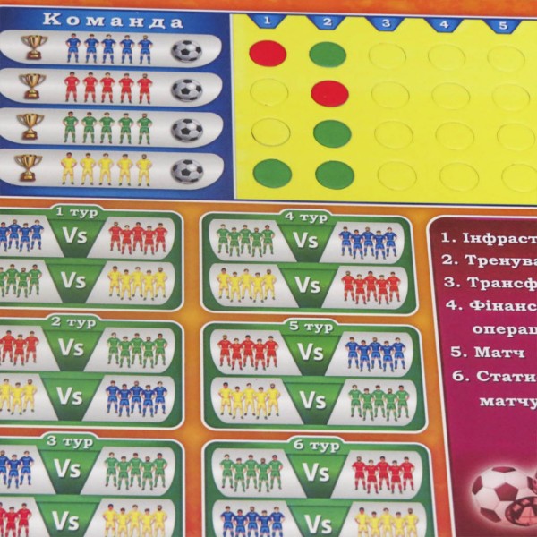 Настільна гра "Футбольний клуб" 0963 від 8 років