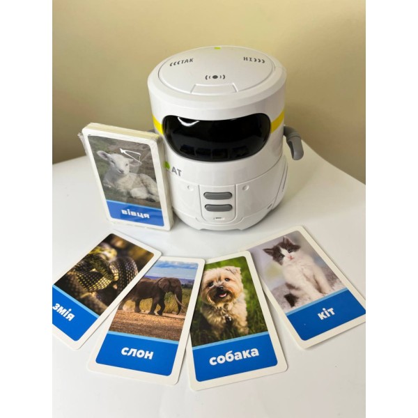 Розумний робот з навчальними картками AT-ROBOT 2 AT002-01-UKR сенсорне керування