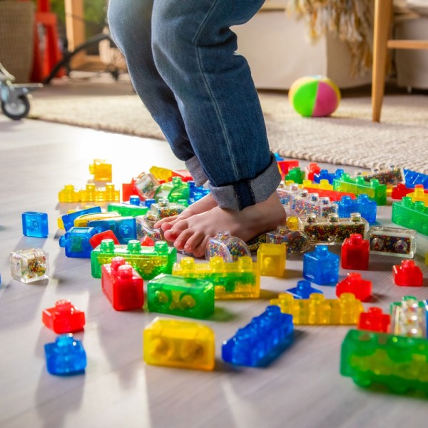 Дитячий сенсорний конструктор "Набір креативу" Jelly Blox 931692, 20 деталей