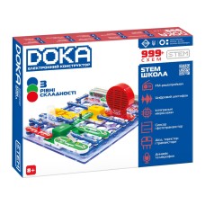 Електронний конструктор "999+ Схема школа" DOKA D70708 звук
