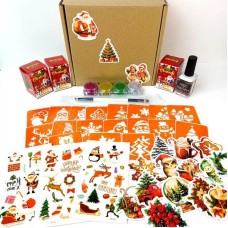 Подарунковий набір "Різдвяне диво: Чарівний Подарунок" gift-box-christmass-3kids
