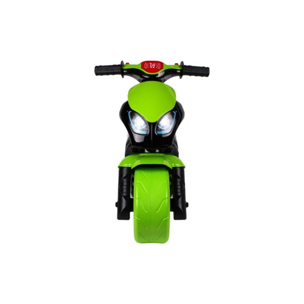 Каталка-біговець"Мотоцикл ТехноК" 6474TXK Чорно-салатовий музичний