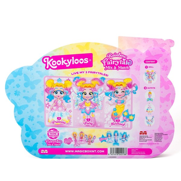 Ігровий набір з лялькою "Рейнбоу" KOOKYLOOS PKLSP106IN210 серії "Fairytale"