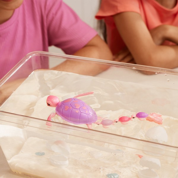 Інтерактивний ігровий набір Мама черепаха із сюрпризом Pets & Robo Alive 9560 "Mama & Baby Surprise"