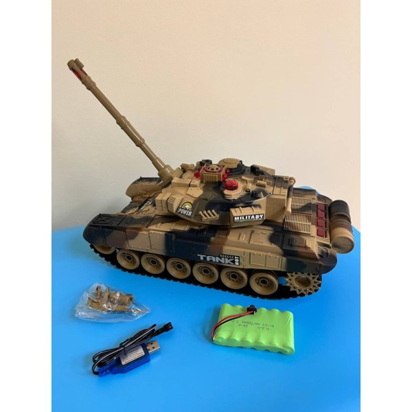 Танк на радіокеруванні 9995(Sand)звук, світло, рухома кабіна