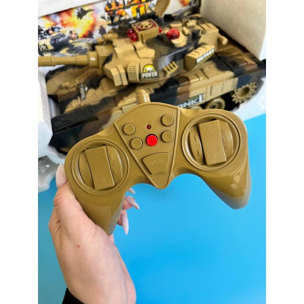 Танк на радіокеруванні 9995(Sand)звук, світло, рухома кабіна