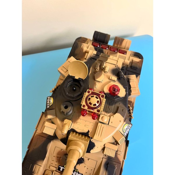 Танк на радіокеруванні 9995(Sand)звук, світло, рухома кабіна