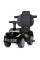 Дитяча каталка-толокар M 5728L-2 чорний, з батьківською ручкою