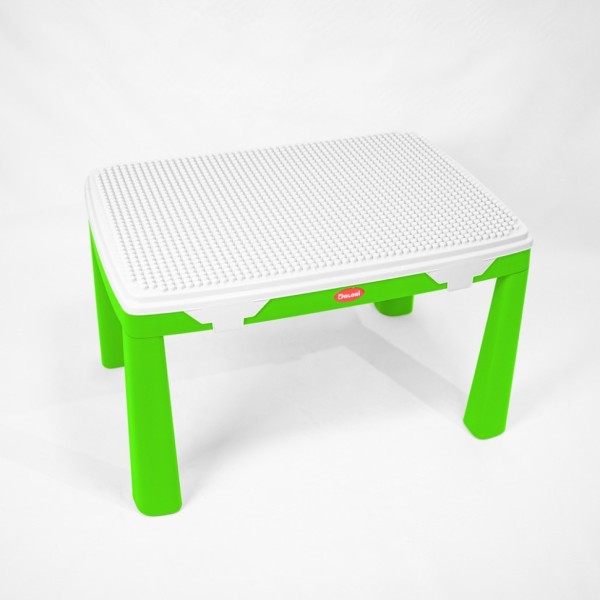 Дитячий набір "Граємось та навчаємось" 04660/2 в наборі стіл, стілець, конструктор