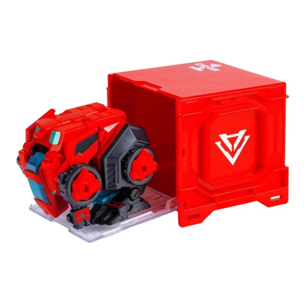 Динозавр-трансформер Раптор-Бот Dinoster EU580840-1 бокс для зберігання, червоний