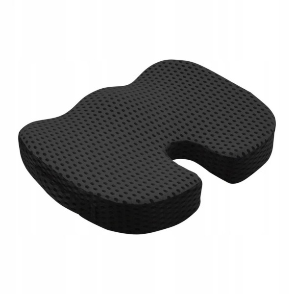 Ортопедична подушка для сидіння 4FIZJO 4FJ0613, 35x45x7 см, Black