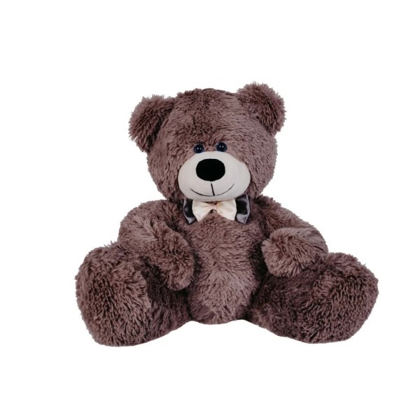 Дитяча м'яка іграшка "Ведмедик Джеймс" Yarokuz YK0009 капучино, 65 см