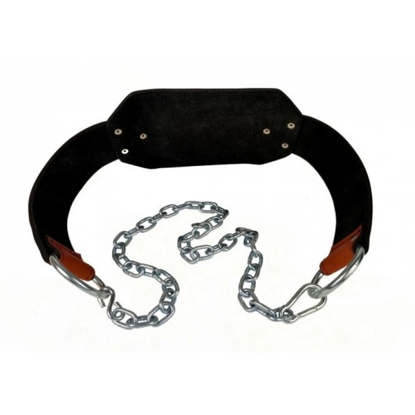 Пояс для обтяжень EasyFit EF-DBC-200-BR шкіра, до 200 кг, коричневий