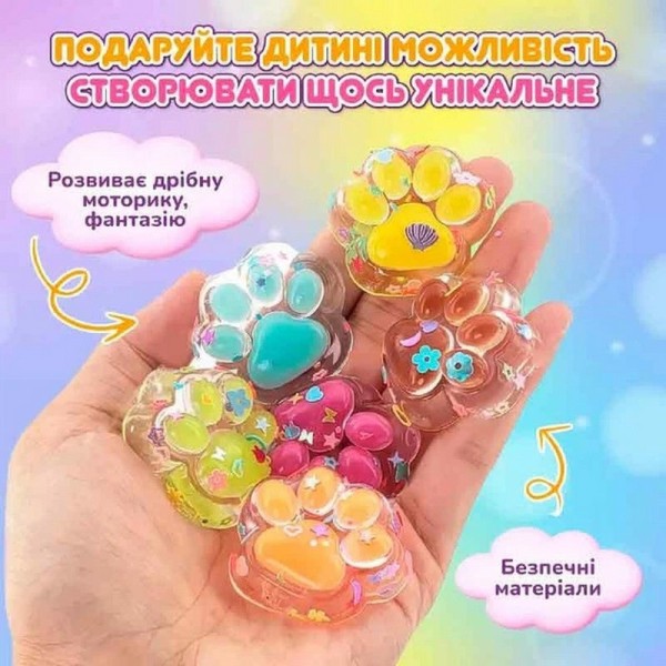 Набір для виготовлення сквишів антистресів "Таба лапки" SL-001
