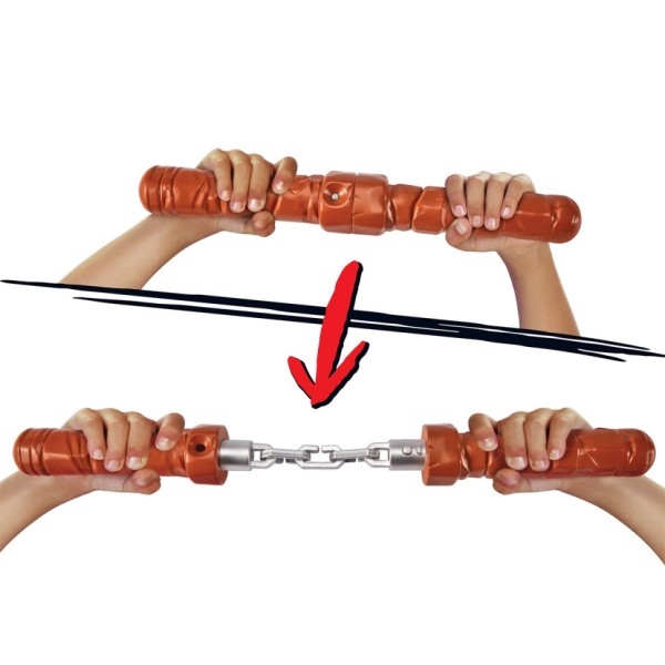 Набір іграшкової зброї Нунчаки Мікеланджело TMNT 83523 трансформується