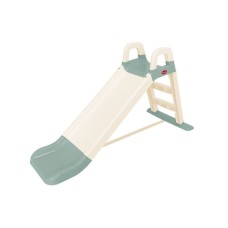 Дитяча пластикова гірка для катання 0140/18 кремово-м'ятна, 140 см