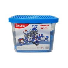 Конструктор "Поліція" 013888/02 в пластиковому боксі, 231 деталь