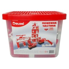 Конструктор "Пожежна частина" 013888/01 в пластиковому боксі, 248 деталей