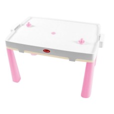 Дитячий стіл з накладкою для гри у аерохокей 04580/12 рожевий